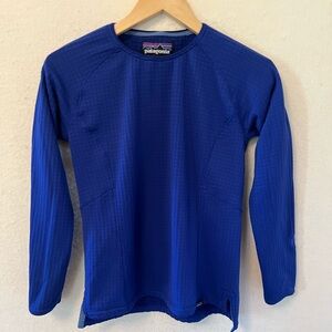 Patagonia Women’s Polartec Royal Blue Thermal Shirt - sz Small